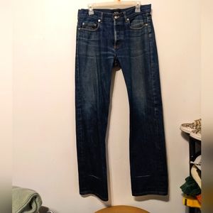 A.P.C. Women's Straight Leg Jeans - Dark Blue